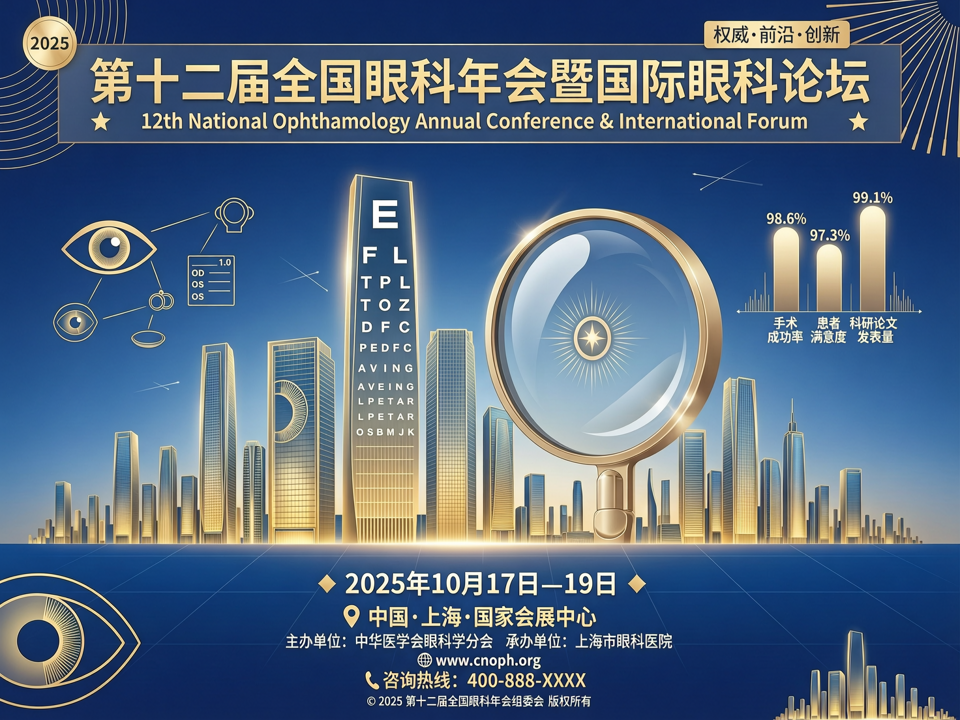 聚光2025!全国眼科年会即将盛大启幕,共探视界新未来