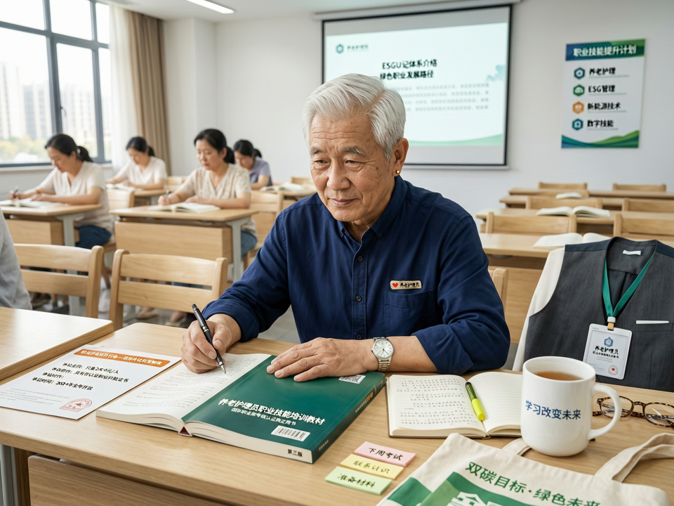 抢滩“银发”与“双碳”:政策与产业共振下的培训市场新图景