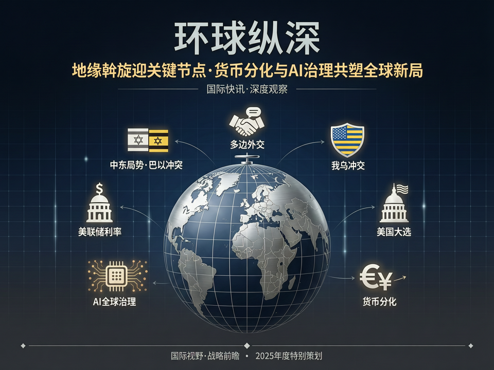 环球纵深:地缘斡旋迎关键节点,货币分化与AI治理共塑全球新局
