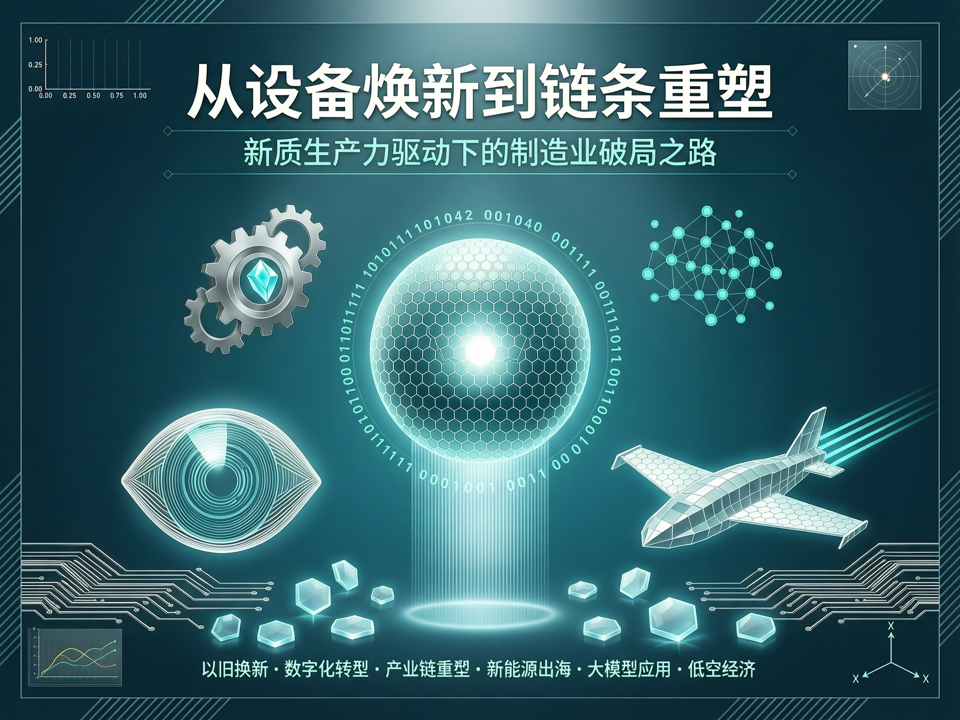 从“设备焕新”到“链条重塑”:新质生产力驱动下的制造业破局之路