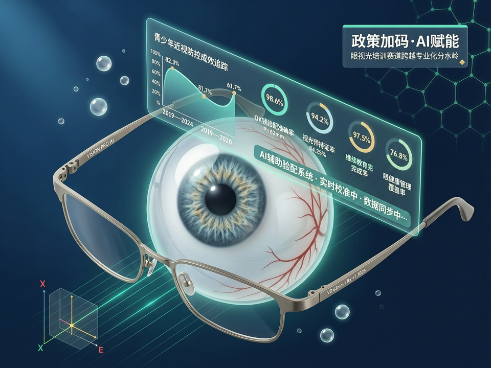 政策加码与AI赋能:眼视光培训赛道如何跨越“专业化”分水岭?