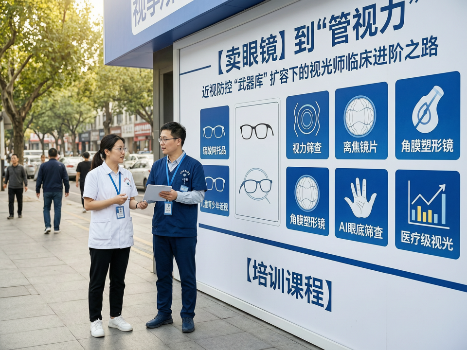 从“卖眼镜”到“管视力”:近视防控“武器库”扩容下的视光师临床进阶之路