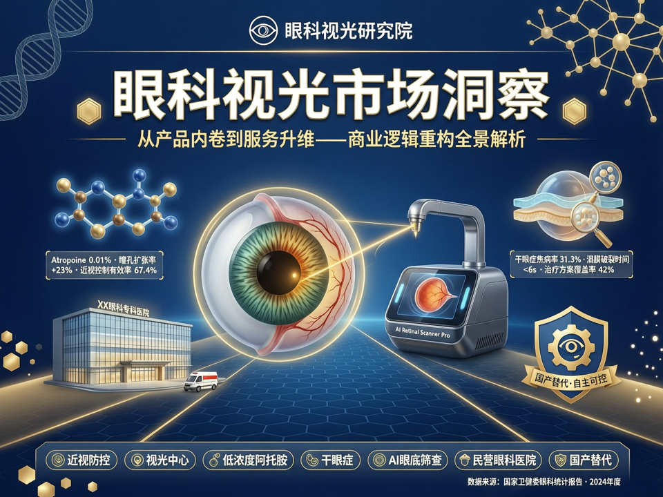 眼科视光市场洞察:从“产品内卷”到“服务升维”的商业逻辑重构