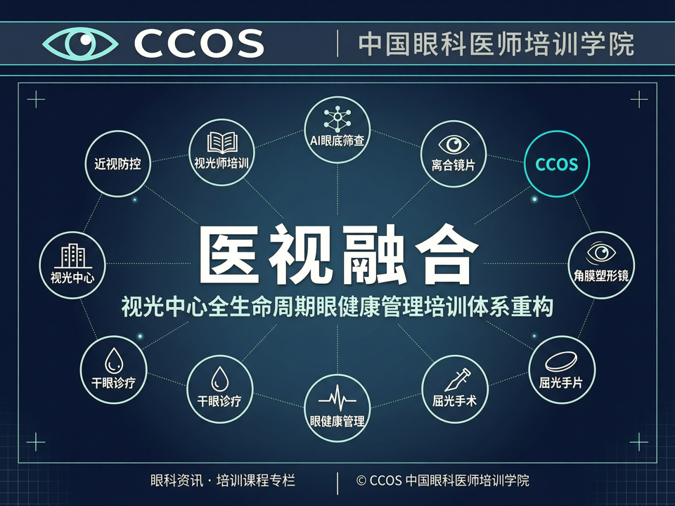 CCOS风向标下的“医视融合”:视光中心全生命周期眼健康管理培训体系重构