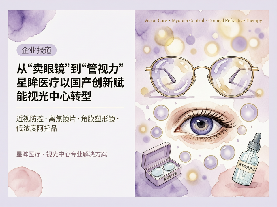 从“卖眼镜”到“管视力”:星眸医疗以国产创新赋能视光中心转型