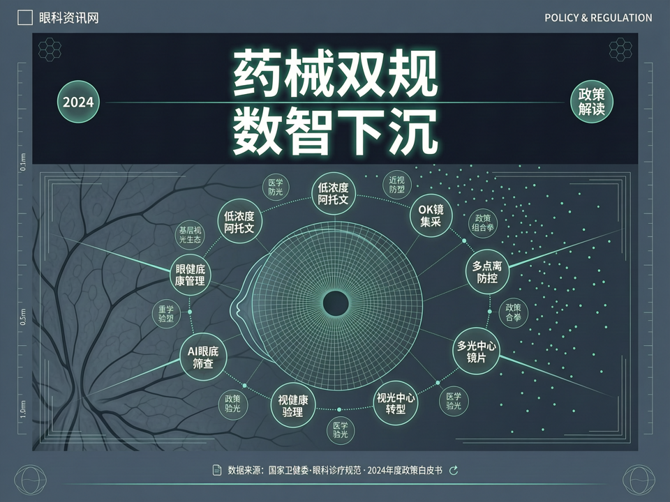 “药械双规”与数智下沉:近视防控政策组合拳重塑基层视光生态