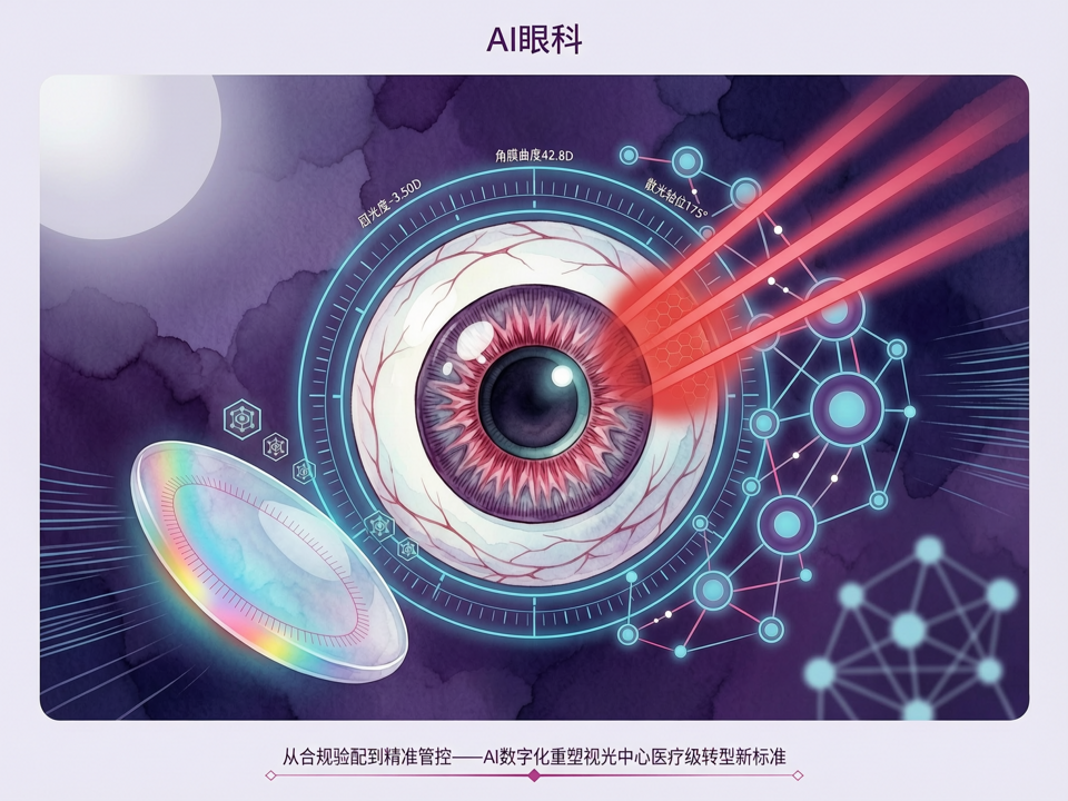 从“合规验配”到“精准管控”:AI数字化重塑视光中心医疗级转型新标准