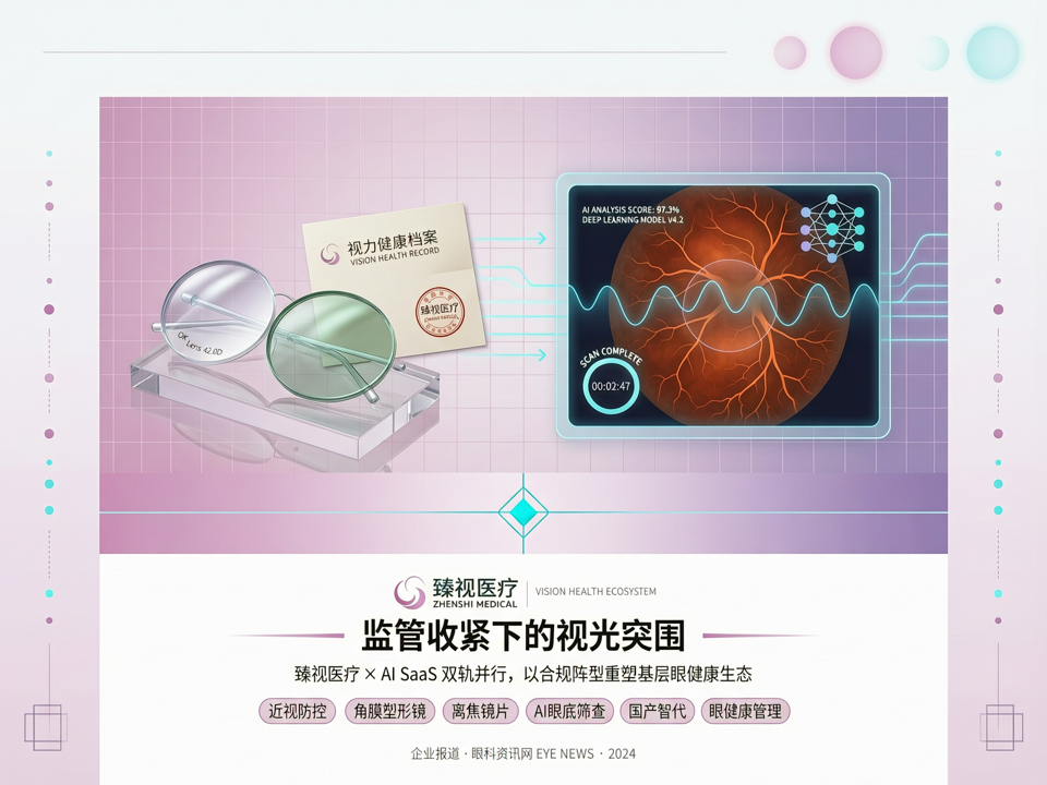 监管收紧下的“视光突围”:臻视医疗如何以合规矩阵与AI SaaS重塑基层眼健康生态