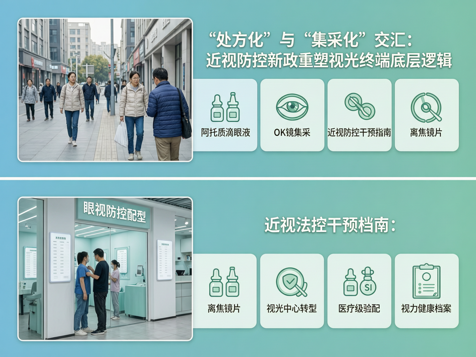 “处方化”与“集采化”交汇:近视防控新政重塑视光终端底层逻辑