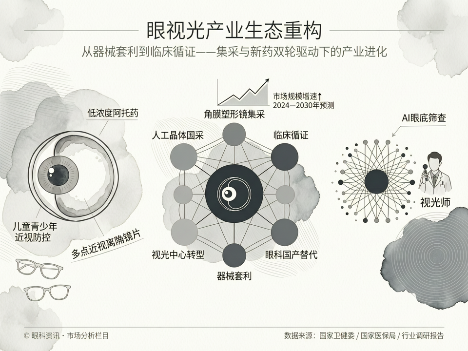从“器械套利”到“临床循证”:集采与新药双催化下的眼视光产业生态重构