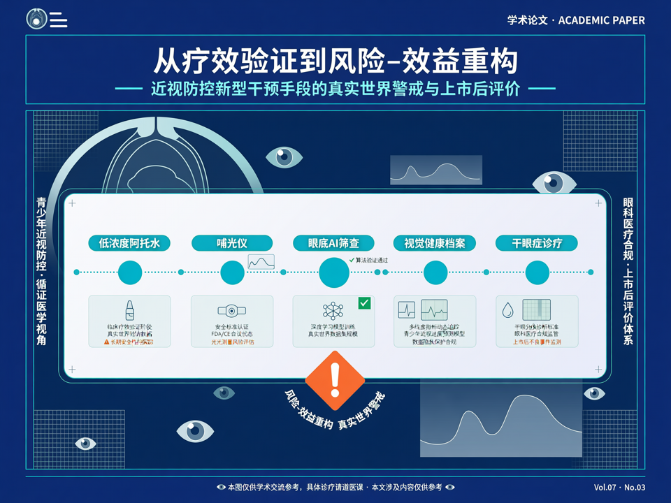 从“疗效验证”到“风险-效益”重构:近视防控新型干预手段的真实世界警戒与上市后评价