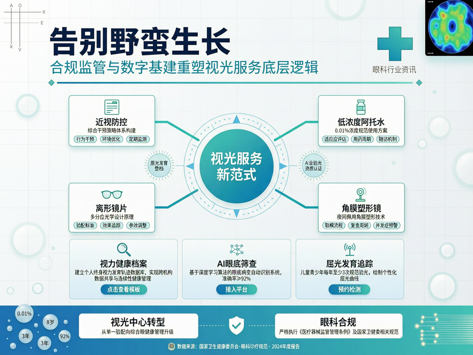 告别野蛮生长:合规监管与数字基建重塑视光服务底层逻辑