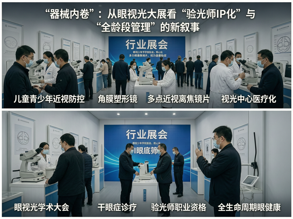 跨越“器械内卷”:从眼视光大展看“验光师IP化”与“全龄段管理”的新叙事