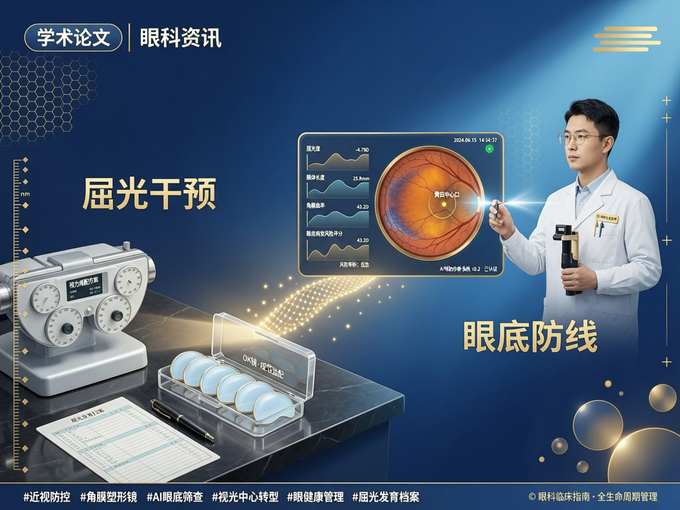 从“屈光干预”到“眼底防线”:全生命周期视角下OK镜规范验配与AI眼底筛查的协同管理研究