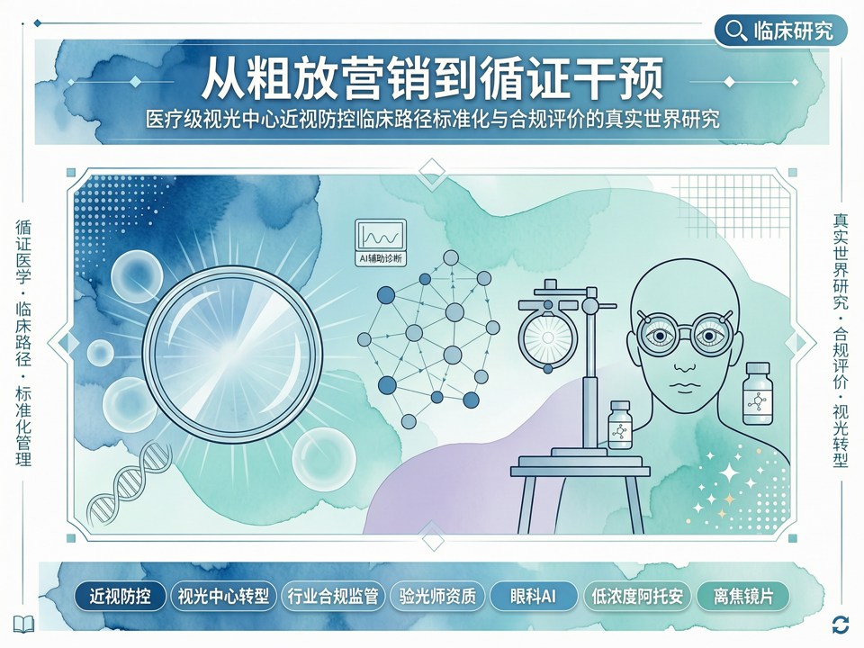 从“粗放营销”到“循证干预”:医疗级视光中心近视防控临床路径标准化与合规评价的真实世界研究