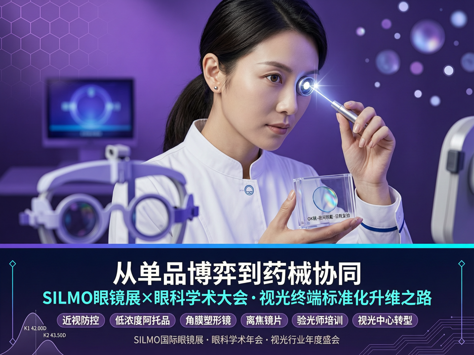 从“单品博弈”到“药械协同”:SILMO与眼科年会折射视光终端的“标准化”升维