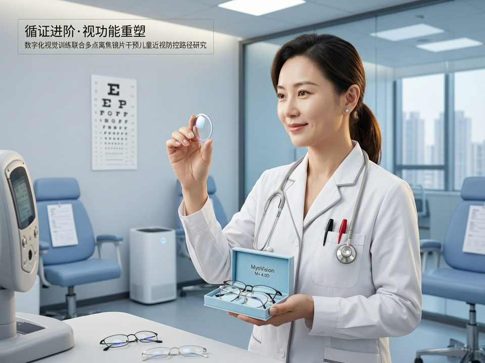 从“单一光学矫正”到“视功能重塑”:数字化视觉训练联合多点离焦镜片干预儿童近视的循证进阶与视光中心标准化路径