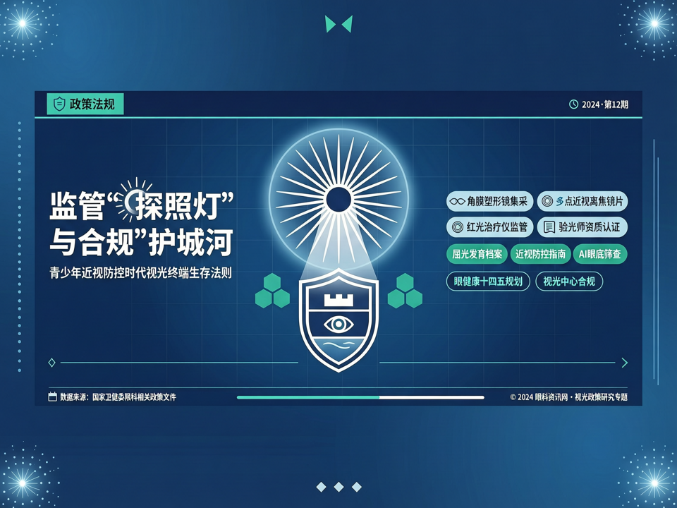 监管“探照灯”与合规“护城河”:医疗级近视防控时代的视光终端生存法则