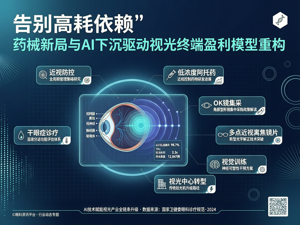 告别“高耗依赖”:药械新局与AI下沉驱动视光终端盈利模型重构