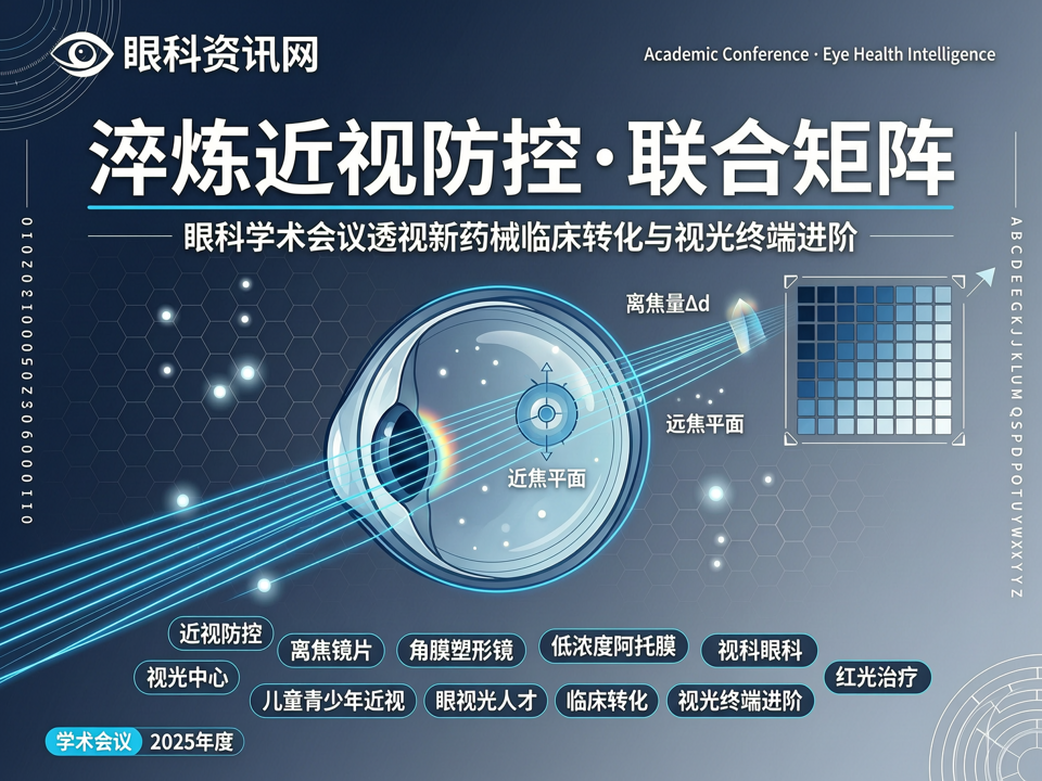 淬炼近视防控“联合矩阵”:眼科学术会议透视新药械临床转化与视光终端进阶
