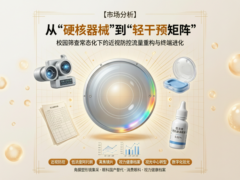 从“硬核器械”到“轻干预矩阵”:校园筛查常态化下的近视防控流量重构与终端进化