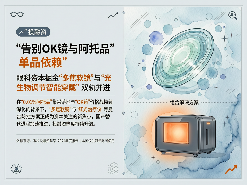 告别OK镜与阿托品“单品依赖”:眼科资本掘金“多焦软镜”与“光生物调节智能穿戴”