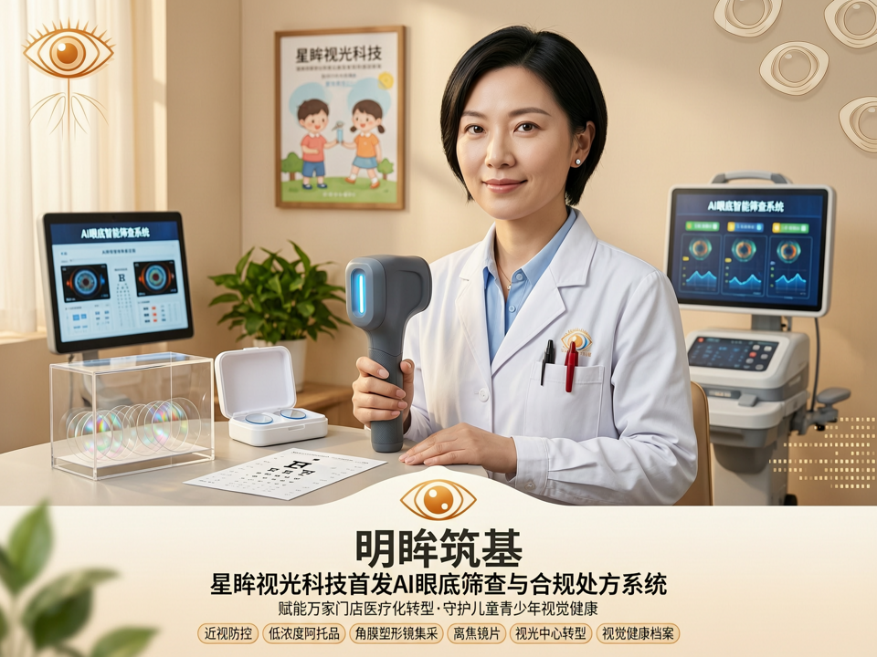 星眸视光科技启动“明眸筑基”行动:首发AI眼底筛查与合规处方系统,赋能万家门店医疗化转型