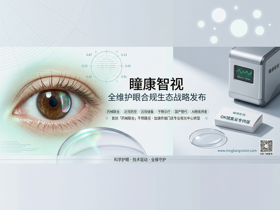 瞳康智视发布“全维护眼”合规生态战略:首创“药械联合”干预路径,加速终端门店专业视光中心转型