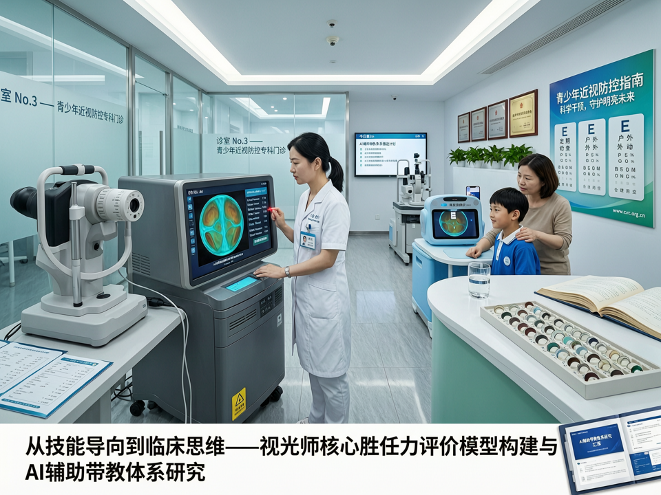 从“技能导向”到“临床思维”:专业视光中心转型背景下视光师核心胜任力评价模型构建与AI辅助带教体系研究