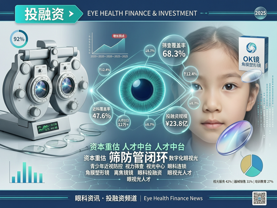 政策数据驱动下的“筛防管”闭环:资本重估社区视光网络与人才中台价值