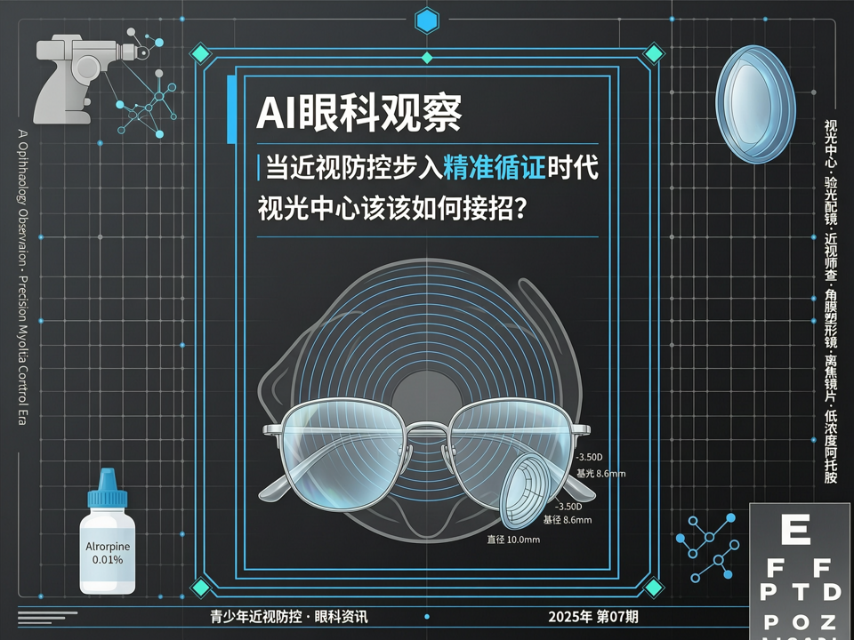 AI眼科观察|当近视防控步入“精准循证”时代,视光中心该如何接招?