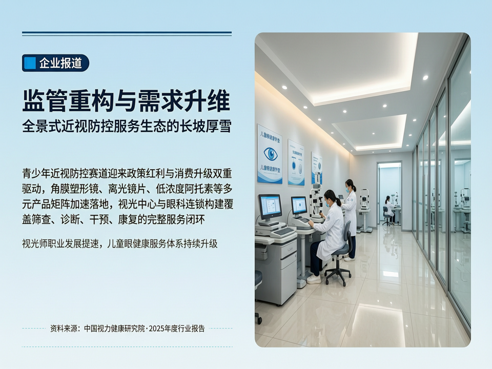监管重构与需求升维:全景式近视防控服务生态的“长坡厚雪”
