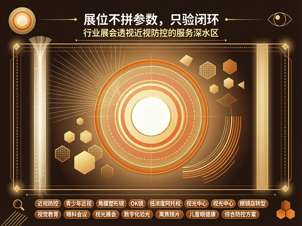 展位不拼“参数”,只验“闭环”:行业展会透视近视防控的服务深水区