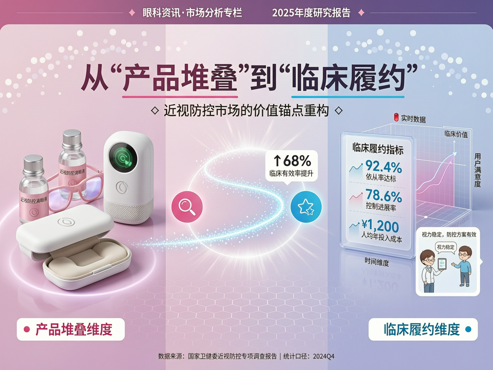 从“产品堆叠”到“临床履约”:近视防控市场的价值锚点重构