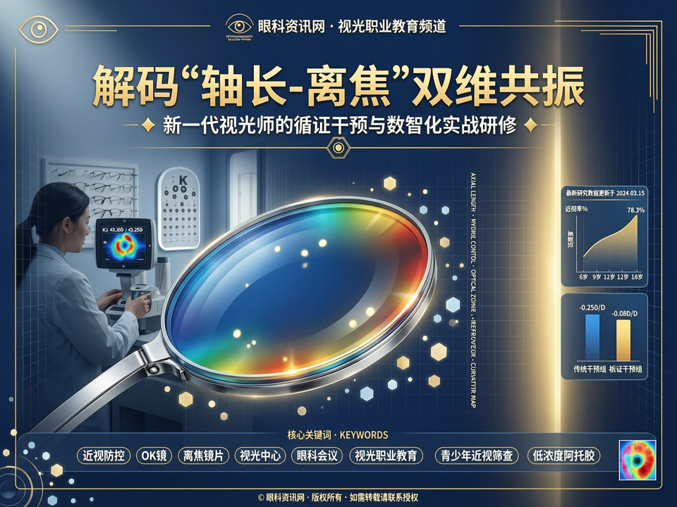 解码“轴长-离焦”双维共振:新一代视光师的循证干预与数智化实战研修