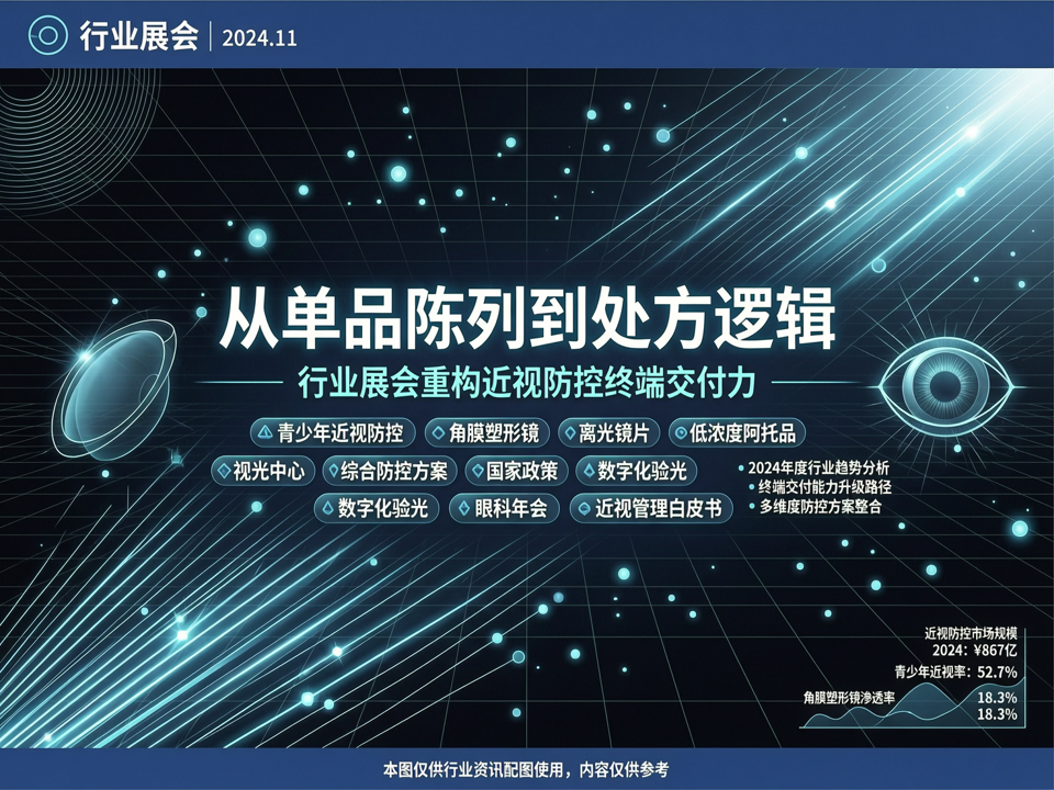 从“单品陈列”到“处方逻辑”:行业展会重构近视防控的终端交付力