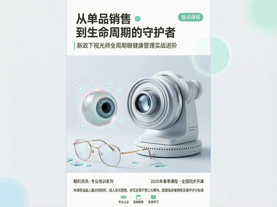 从“单品销售”到“生命周期的守护者”:新政下视光师的全周期眼健康管理实战进阶
