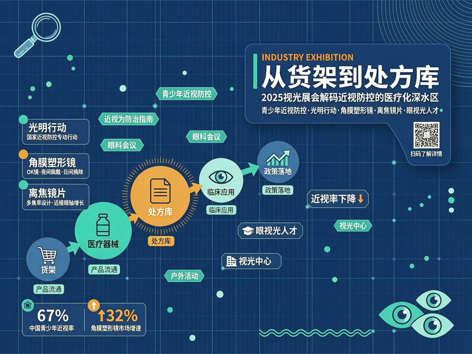 从“货架”到“处方库”:2025视光展会解码近视防控的医疗化深水区