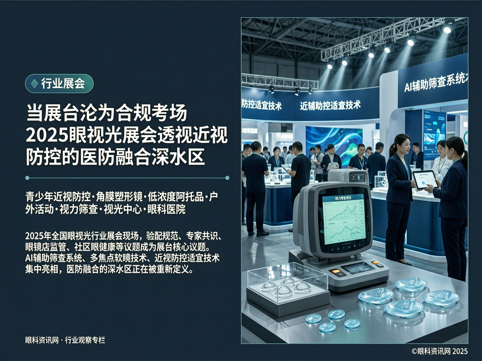当展台沦为“合规考场”:2025眼视光展会透视近视防控的“医防融合”深水区