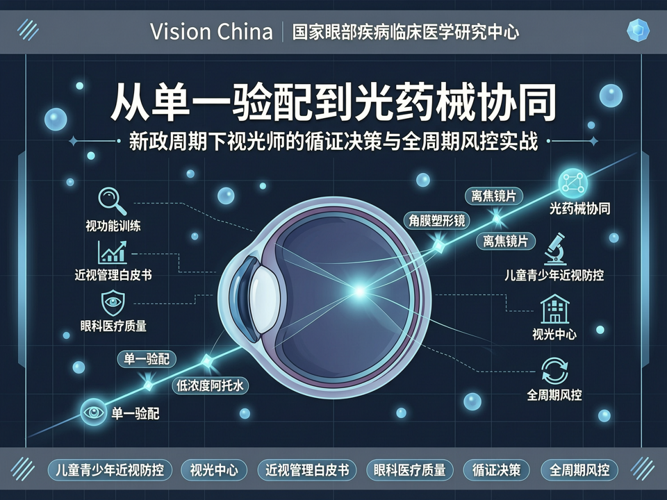 从“单一验配”到“光药械协同”:新政周期下视光师的循证决策与全周期风控实战