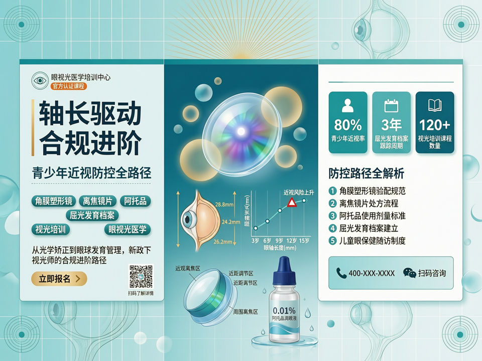 从“光学矫正”到“眼球发育管理”:新政下视光师的轴长驱动与合规进阶