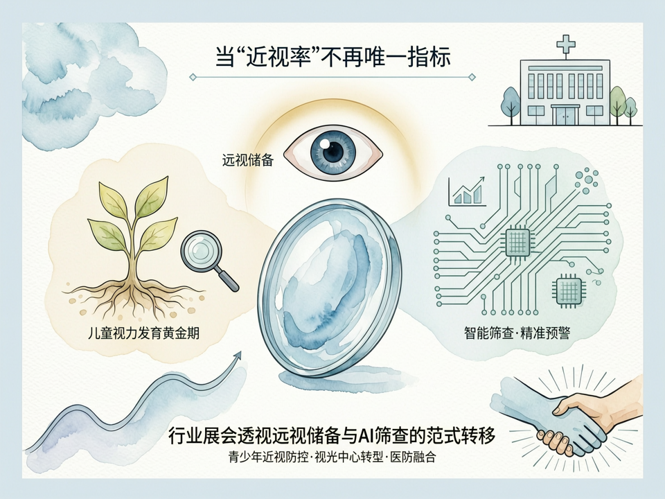 当“近视率”不再唯一指标:行业展会透视远视储备与AI筛查的范式转移