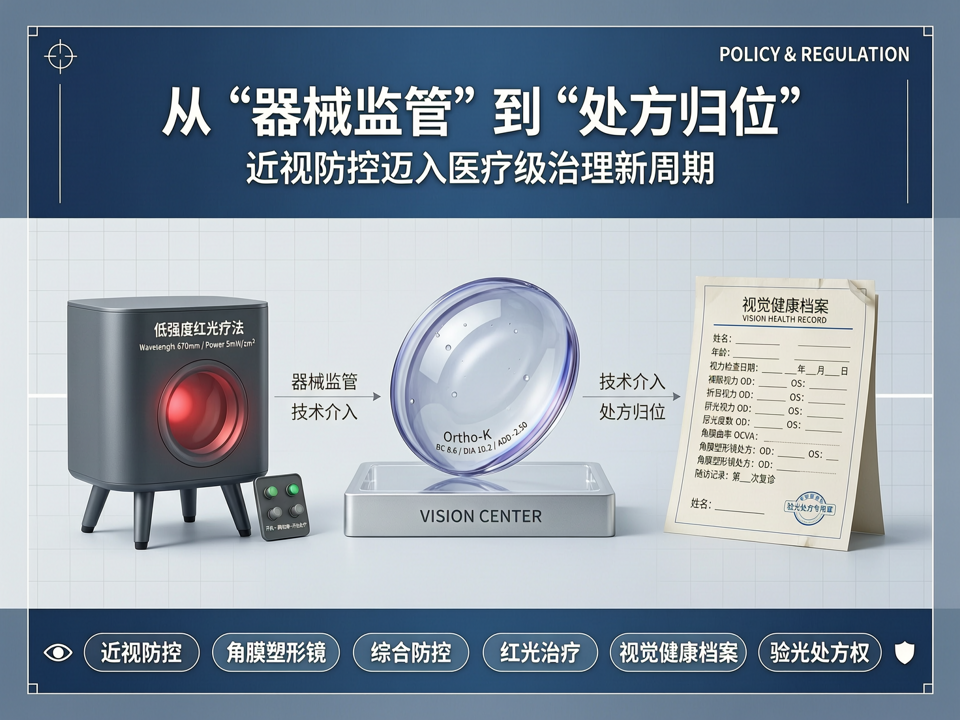 从“器械监管”到“处方归位”:近视防控迈入医疗级治理新周期