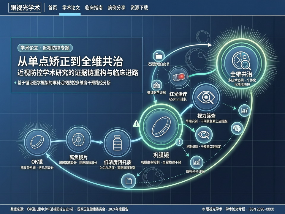 从“单点矫正”到“全维共治”:近视防控学术研究的证据链重构与临床进路