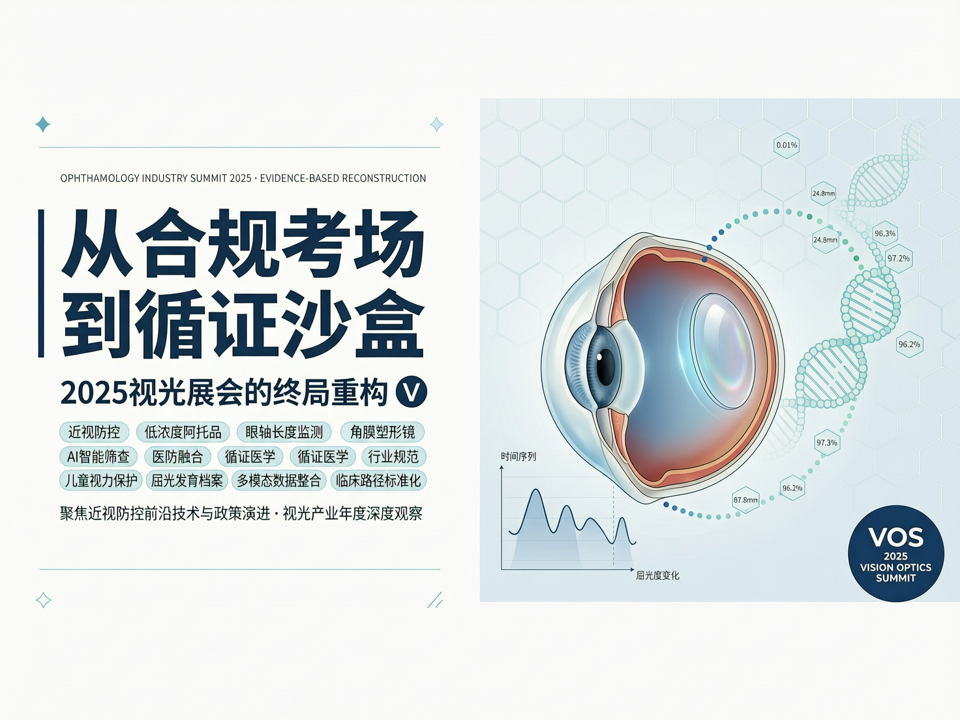 从“合规考场”到“循证沙盒”:2025视光展会的终局重构