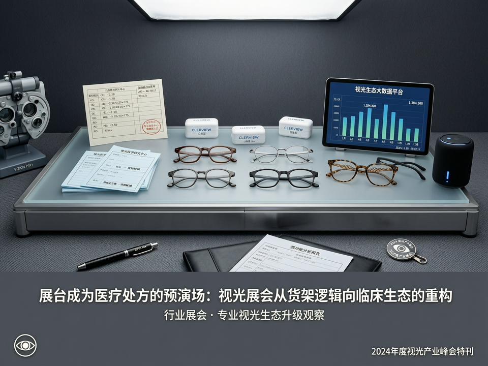 当展台成为“医疗处方”的预演场:视光展会从货架逻辑向临床生态的重构