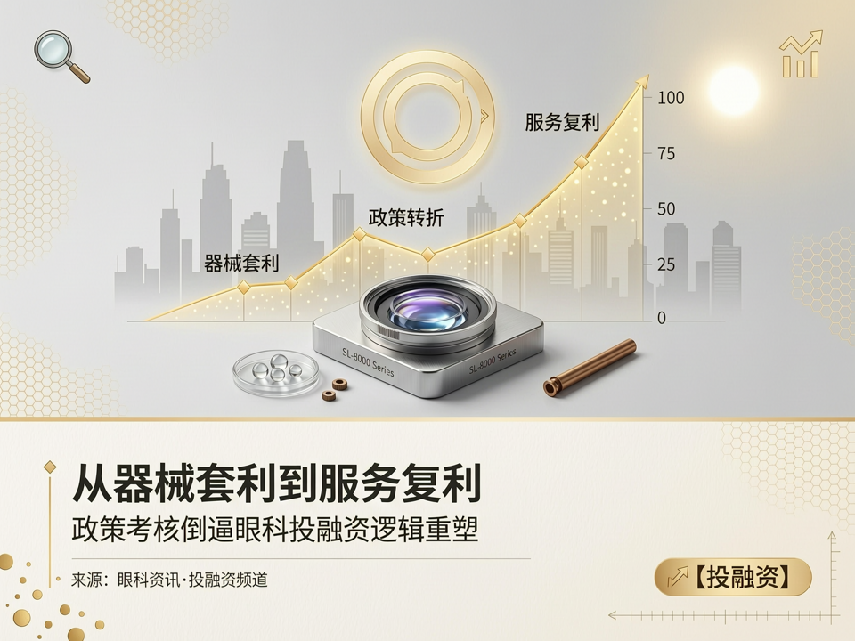 从“器械套利”到“服务复利”:政策考核倒逼眼科投融资逻辑重塑