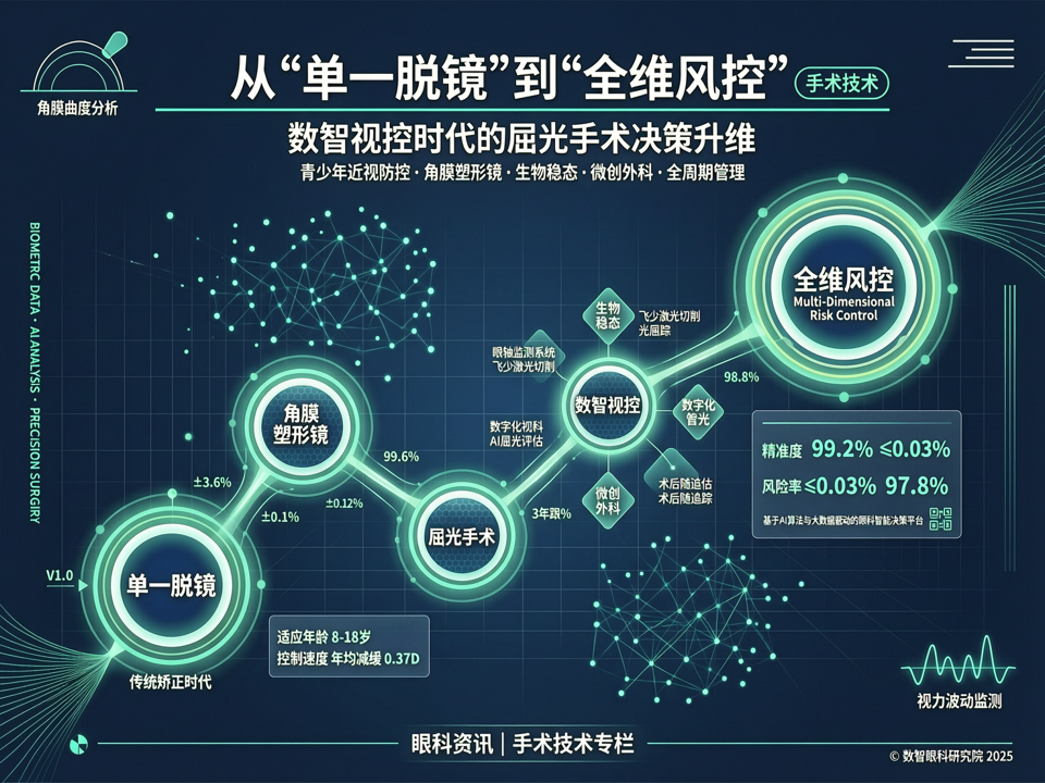 从“单一脱镜”到“全维风控”:数智视控时代的屈光手术决策升维